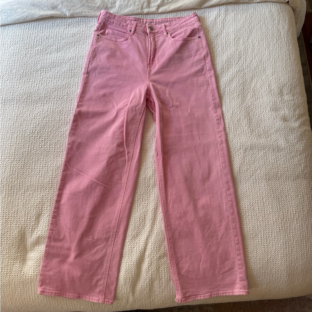 Pink wide leg pant